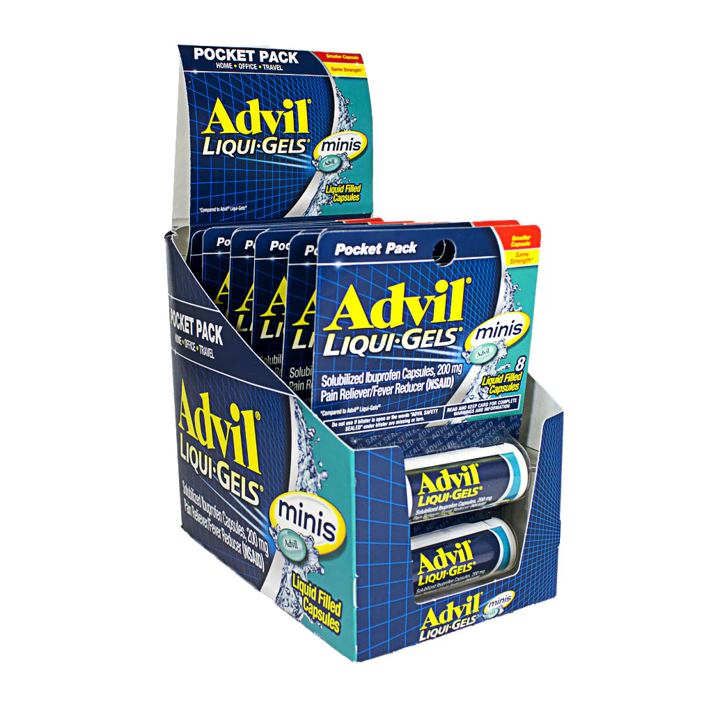 Advil Liqui-Gels Minis - Vial of 8 - Image 2