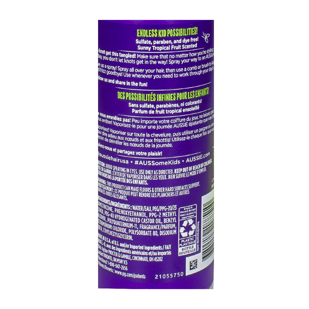Aussie Kids Moist Detangler- 8 oz - Image 2