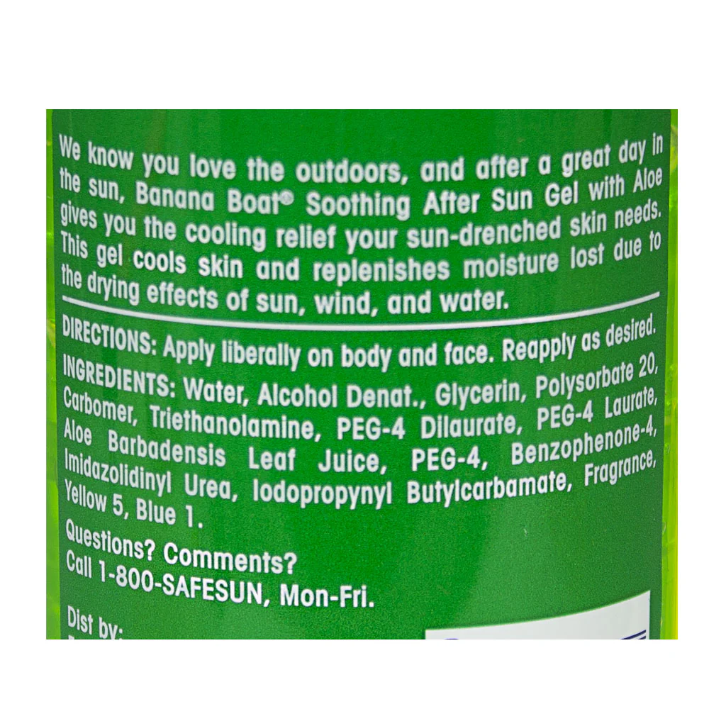 Banana Boat Aloe Vera After Sun Gel - 8 oz. - Image 2