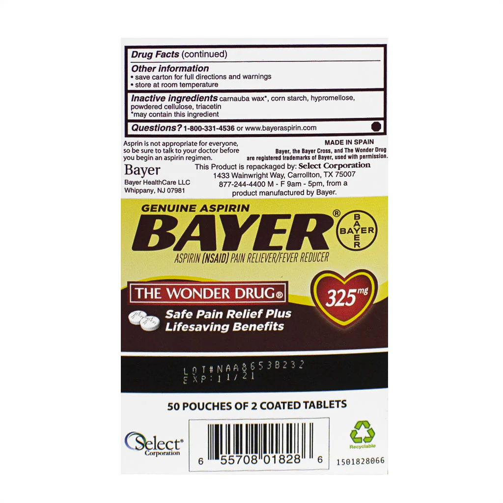 Bayer Aspirin - Pack of 2 - Image 4