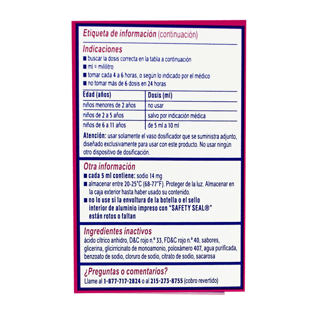 Benadryl Allergy Children's Cherry - 4 oz. - Image 4