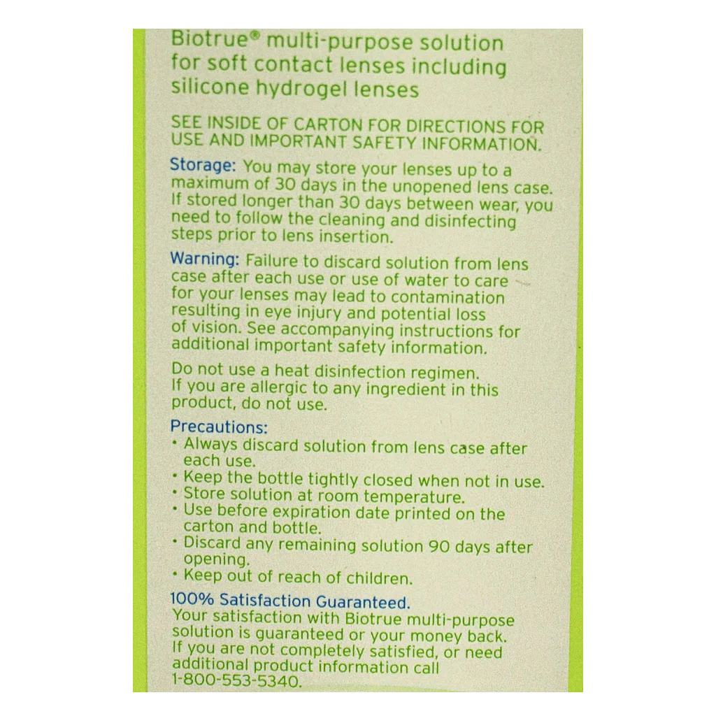 Biotrue Multi Purpose Solution - 2 oz. - Image 3