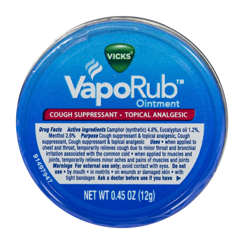 Vicks VapoRub Original Ointment - 0.45 oz. tin - Image 2