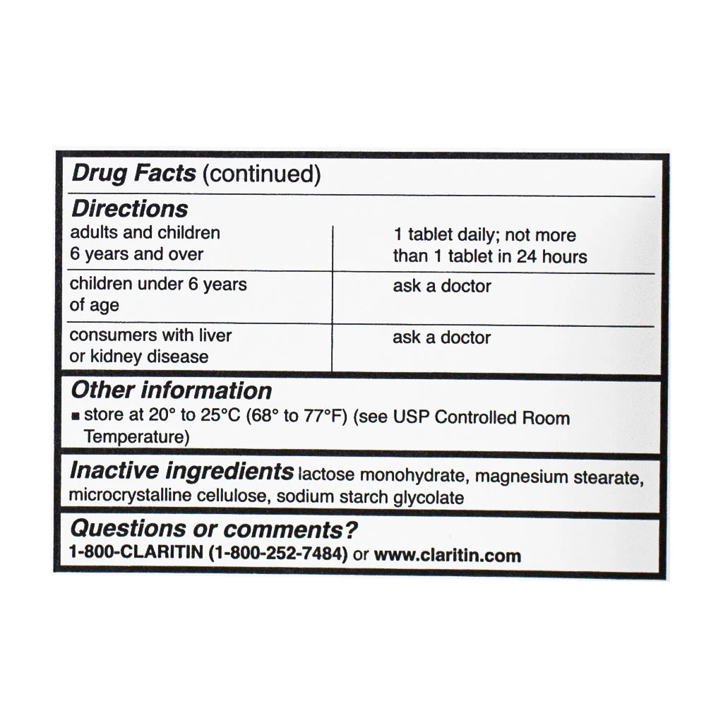 Claritin Allergy Non-Drowsy - Card of 1 - Image 3