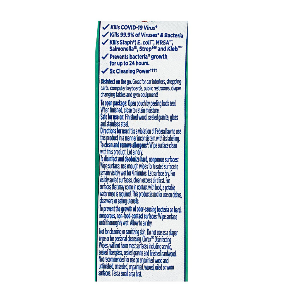 Clorox Disinfecting Wipes - Pack of 9 - Image 3