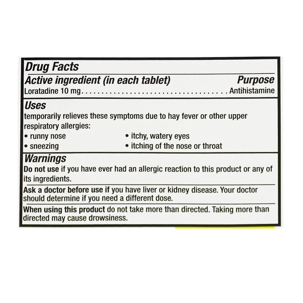 Handy Solutions 24 Hour Allergy (Compares to Claritin) - Box of 4 - Image 3
