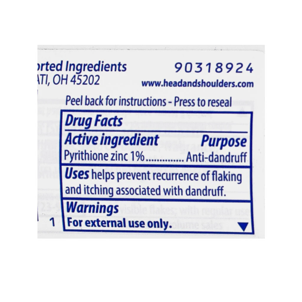 Head & Shoulders Classic Clean Dandruff Shampoo - 1.7 oz. - Image 4