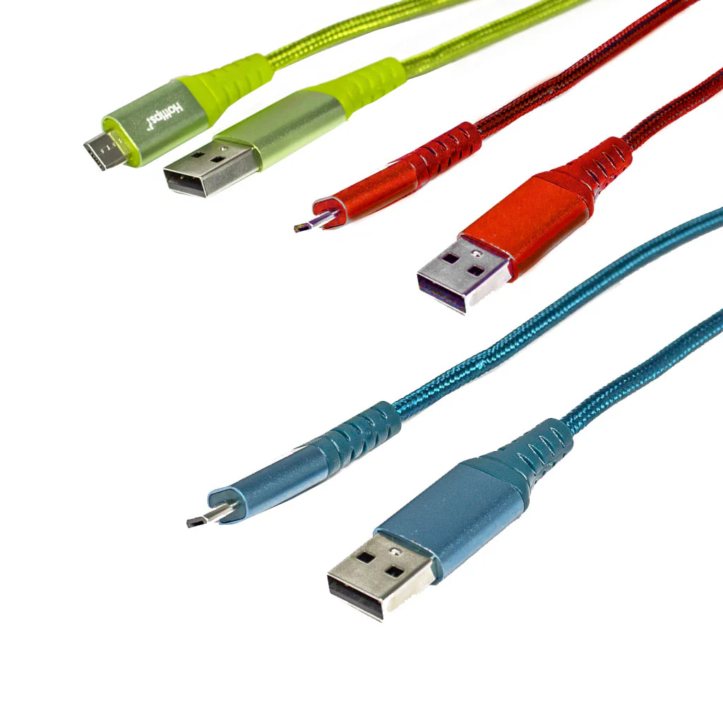 Hottips Braided Cable With Micro USB Connector - 10 ft. - Image 5