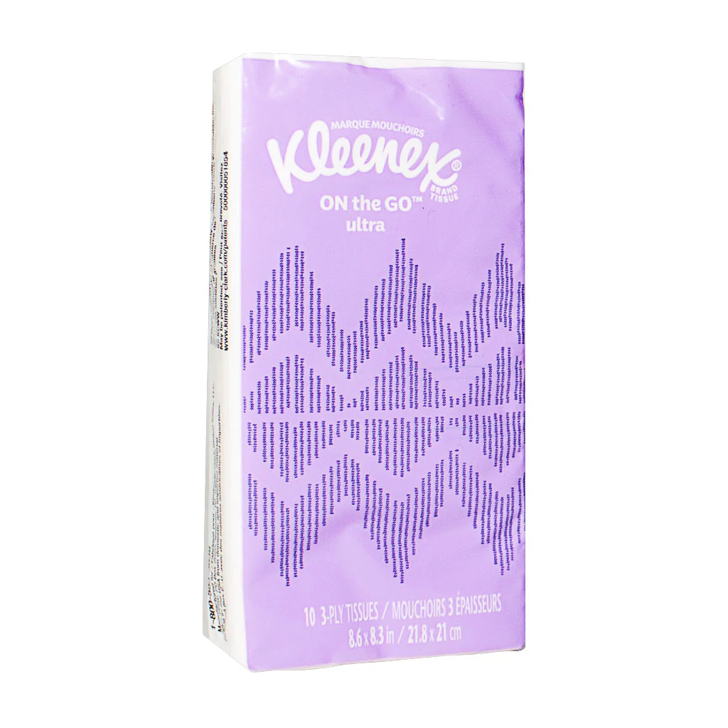 Kleenex Pocket Pack Tissues In Display Box - Pack of 10 - Image 3