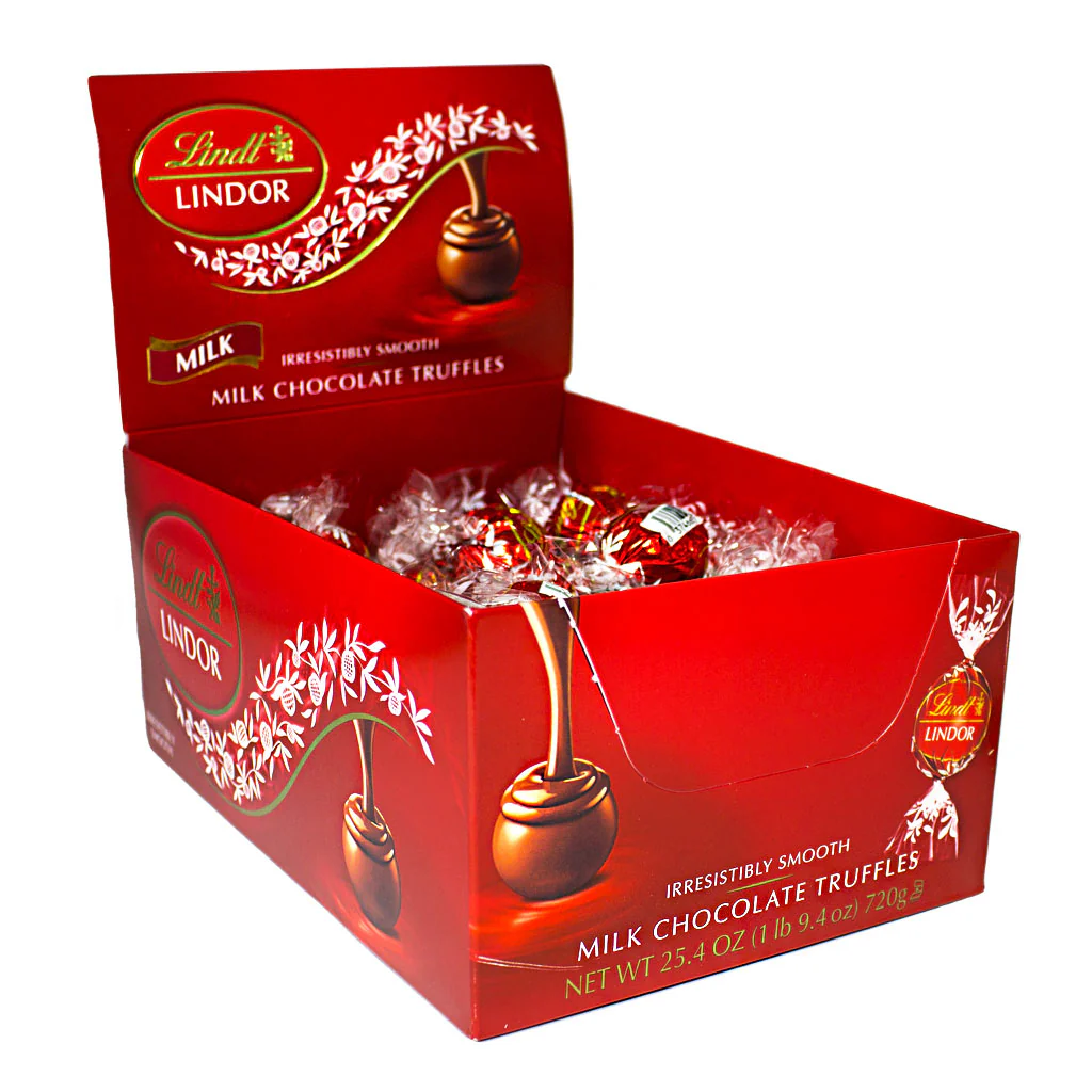 Lindt Lindor Milk Chocolate Truffle – 0.42 oz - Image 2