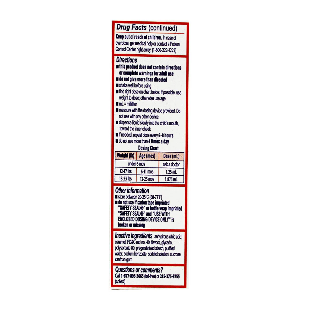 Motrin Concentrated Infants' Drops - 0.5 oz. - Image 3