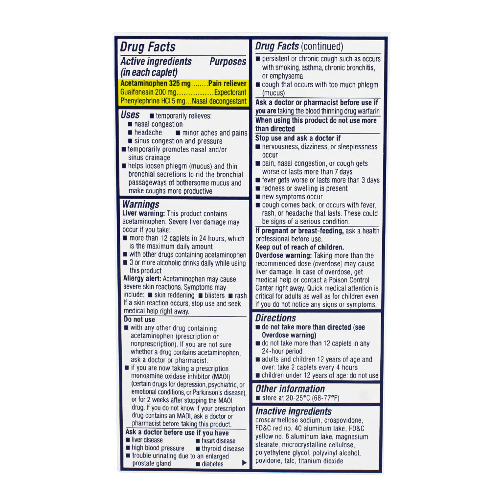 DBM - Mucinex Sinus Congestion- 20ct - Image 2