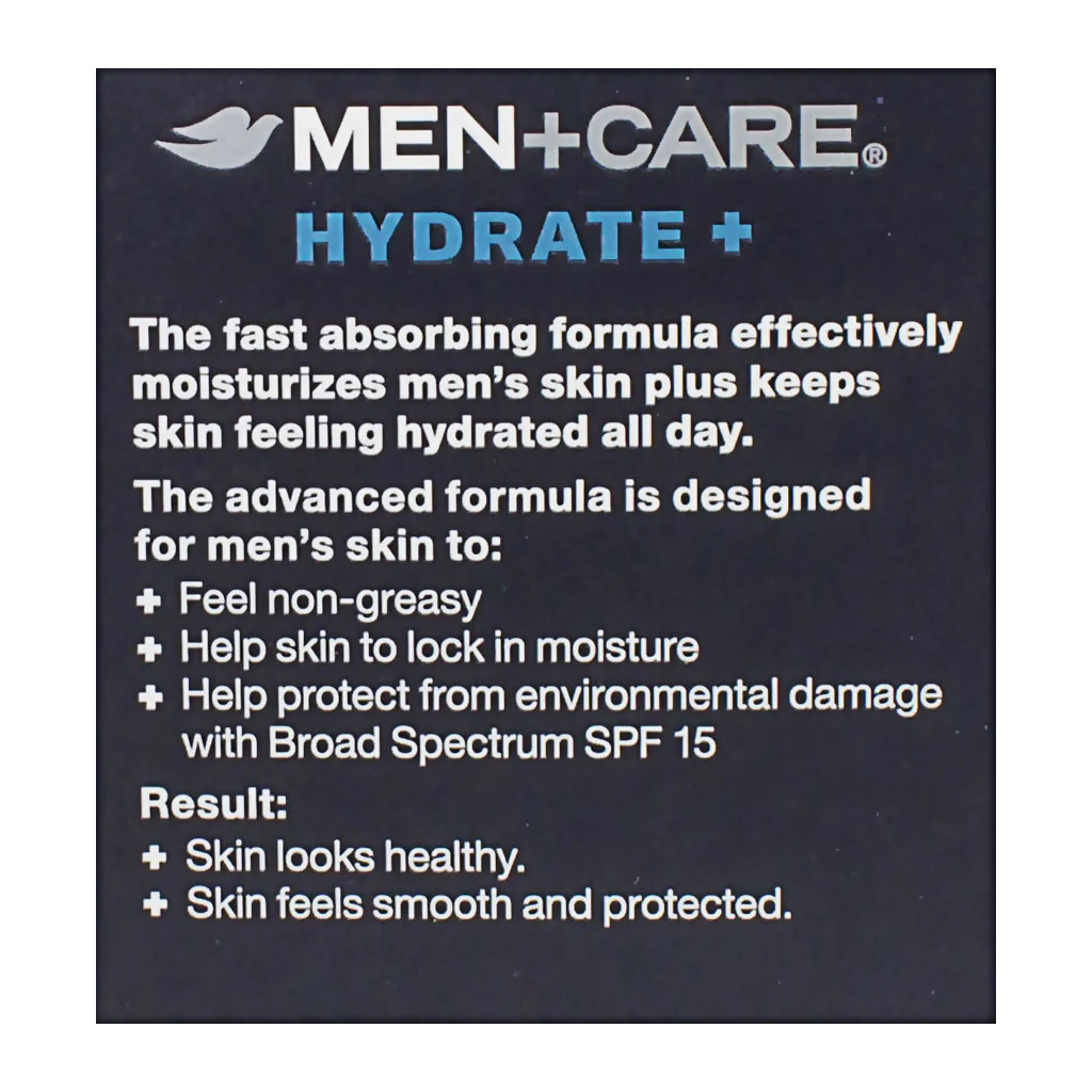 Dove Men + Care Hydrate Face Lotion +SPF15 Sunscreen - 1.69oz. - Image 3
