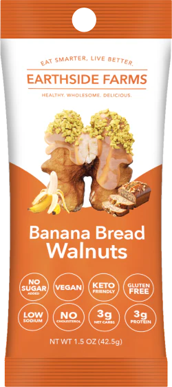 Earthside Farms Banana Bread Walnuts- 1.5 oz