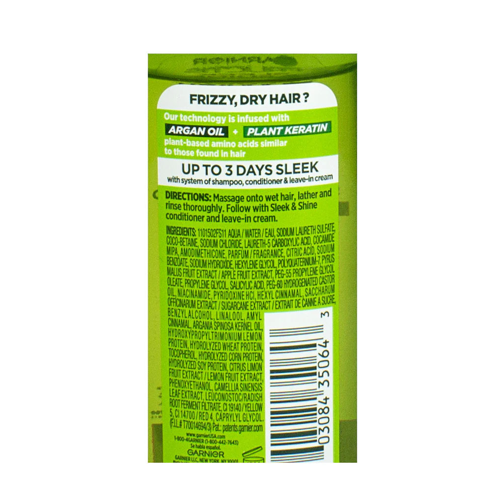 UNAVAILABLE - Garnier Fructis Sleek & Shine Shampoo - 3 oz. - Image 2