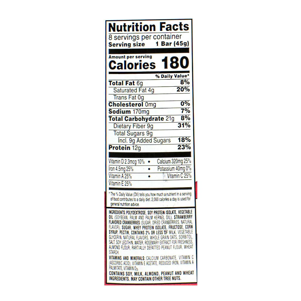 Kellogg's Special K Strawberry Protein Meal Bars - 1.59 oz. - Image 3
