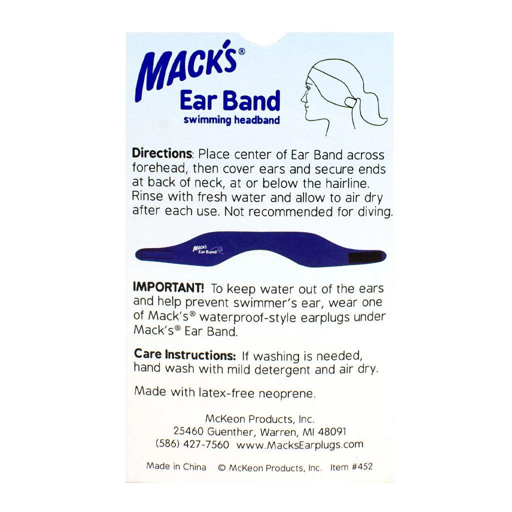 Mack's Ear Band Swimming Headband - Image 3