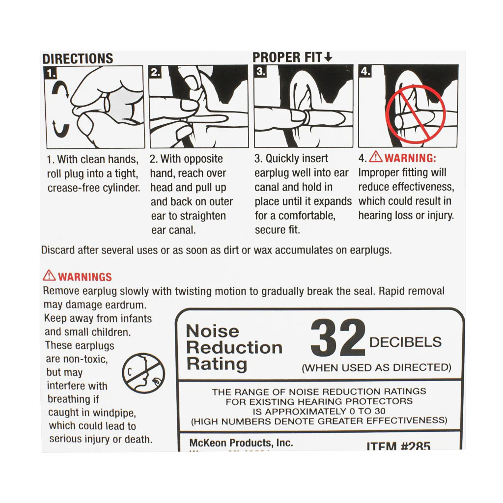 Mack's Snore Blockers Extreme Comfort Earplugs - 5 pairs - Image 2