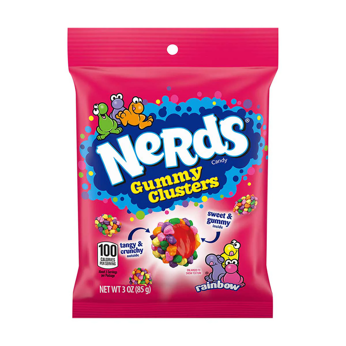 Nerds Rainbow Gummy Clusters - 3 oz.