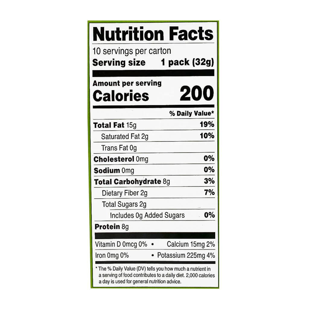 Once Again Unsweetened Organic Creamy Peanut Butter 1.15 oz- 10 Squeeze Packs - Image 2