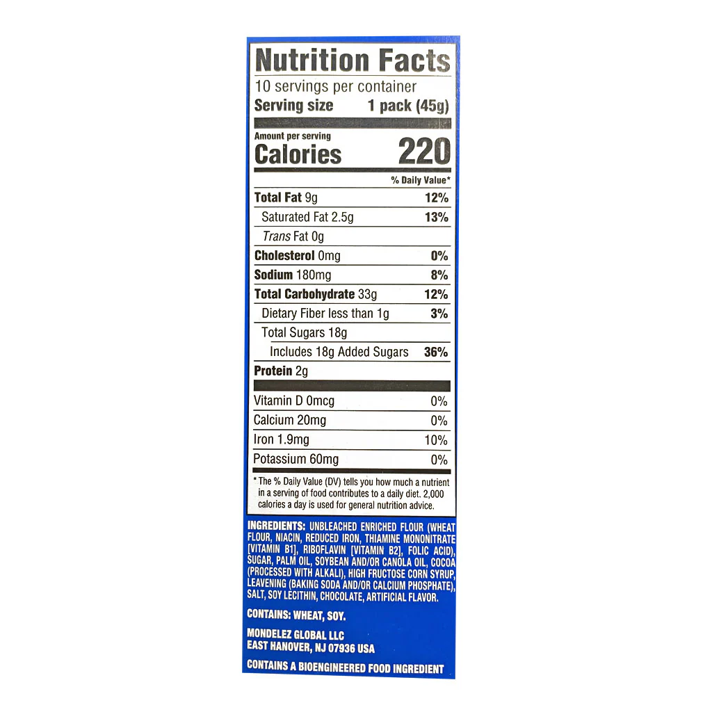 Oreo Chocolate Cookies - 1.59 oz - Image 2
