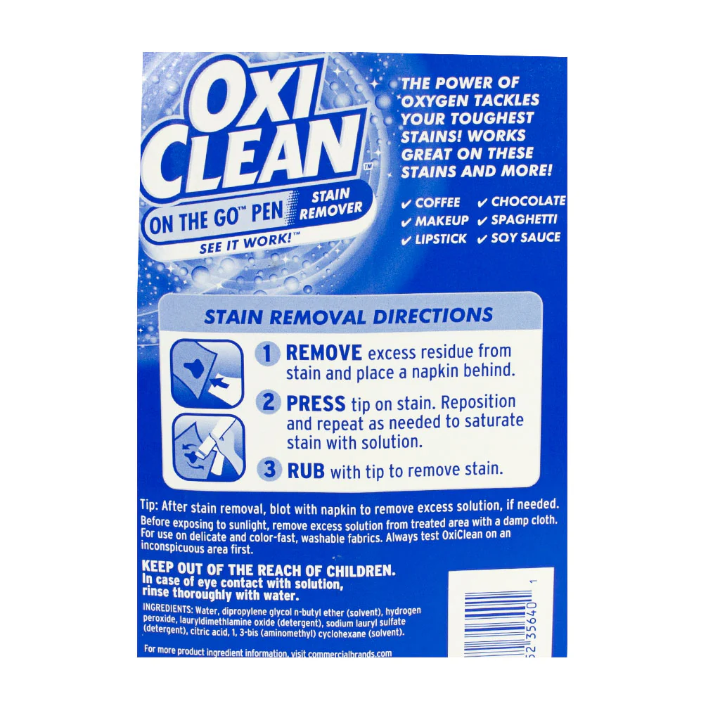 OxiClean On the Go Stain Remover Pen - 0.74 oz. - Image 2