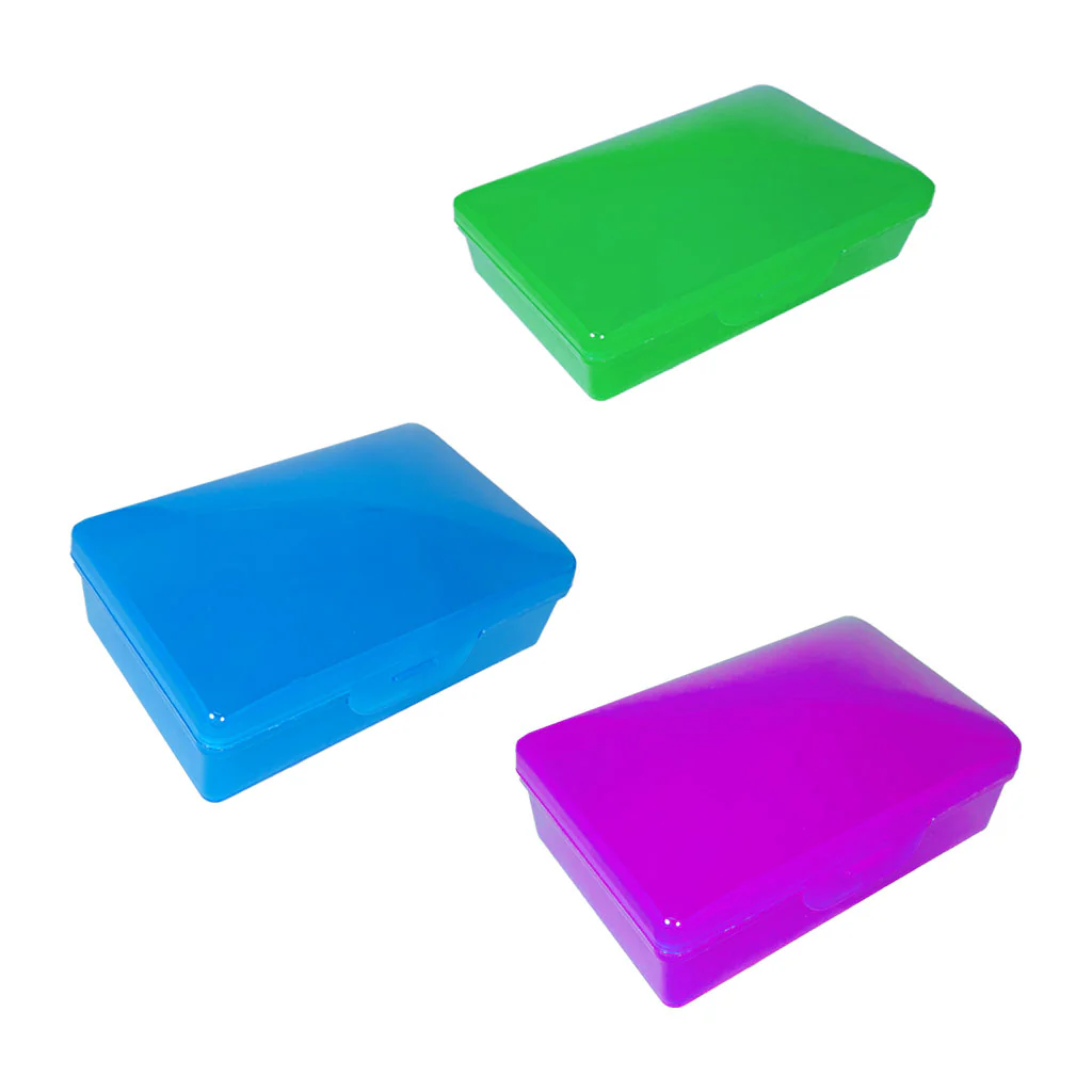Plastic FreeStyle Soap Box  Assorted Colors - 5 oz. - Image 2
