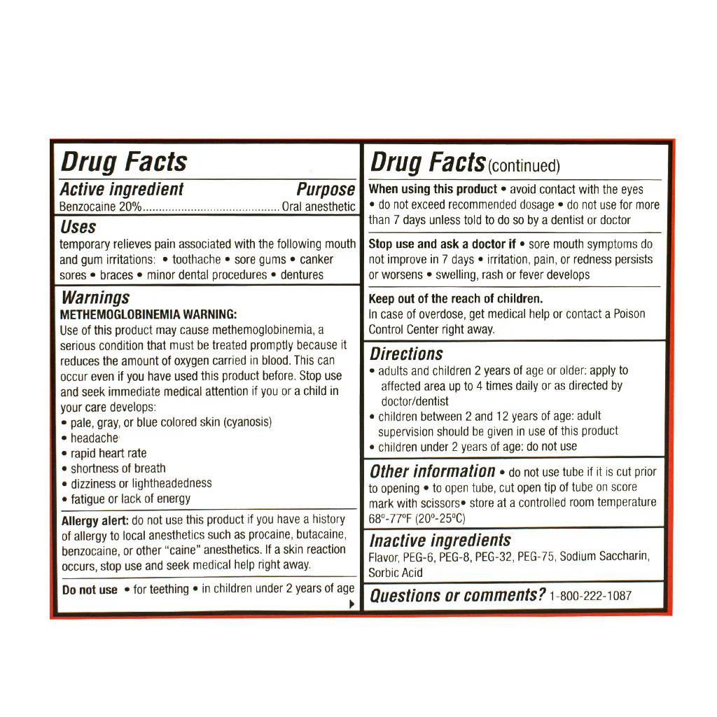 Sheffield Instant Oral Pain Relief - Image 2