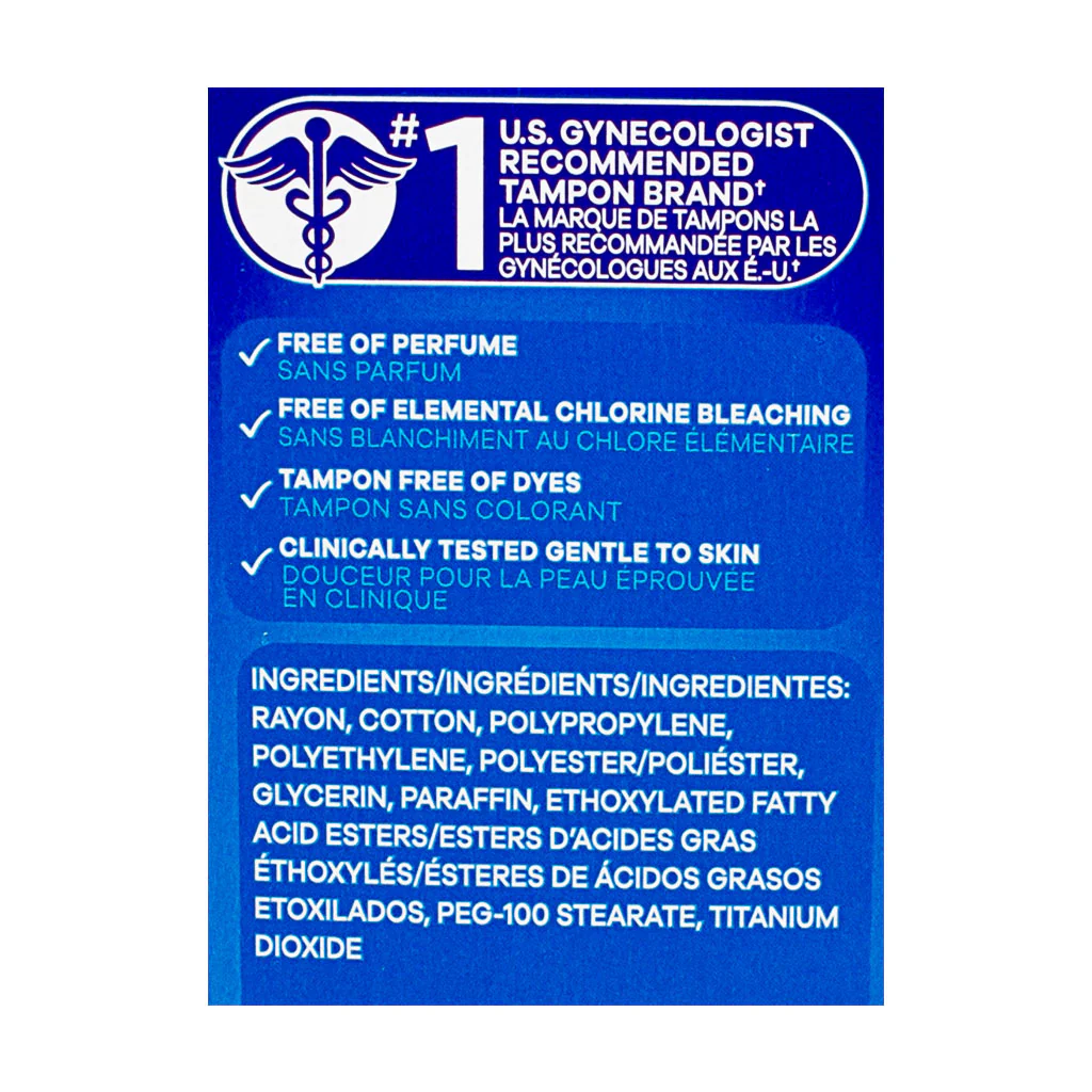 Tampax Pearl Tampons Super Unscented - 18 ct. - Image 3