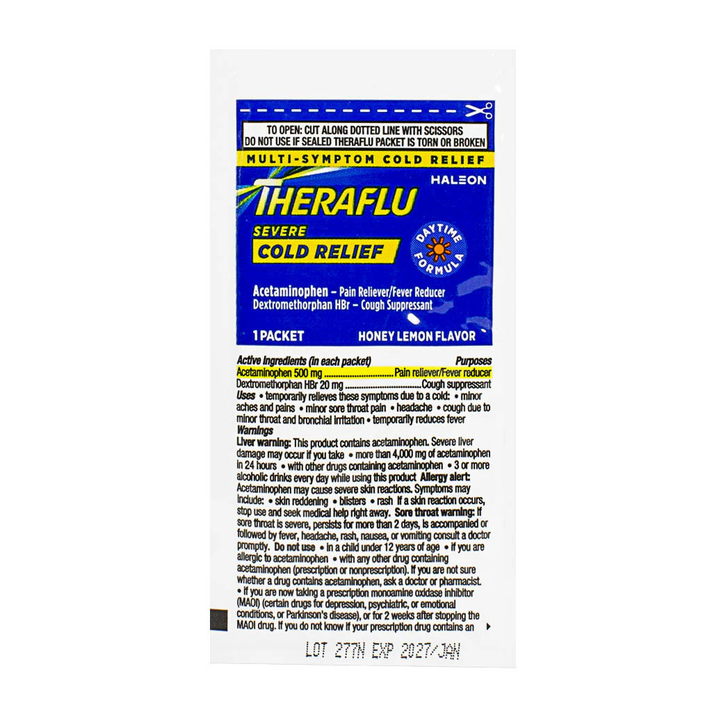 Theraflu Severe Cold & Cough Daytime Dispenser - Packet of 1 - Image 2