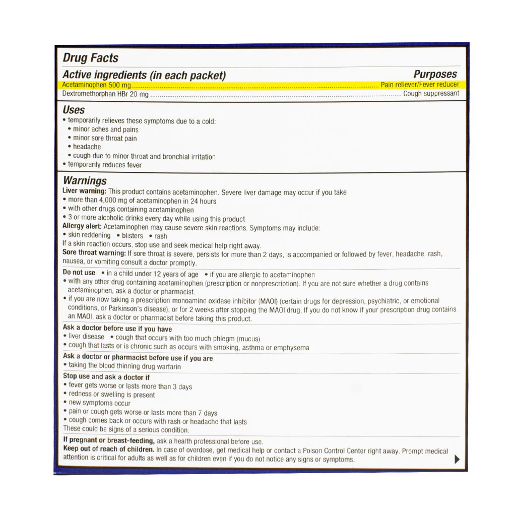 Theraflu Severe Cold & Cough Daytime Dispenser - Packet of 1 - Image 3