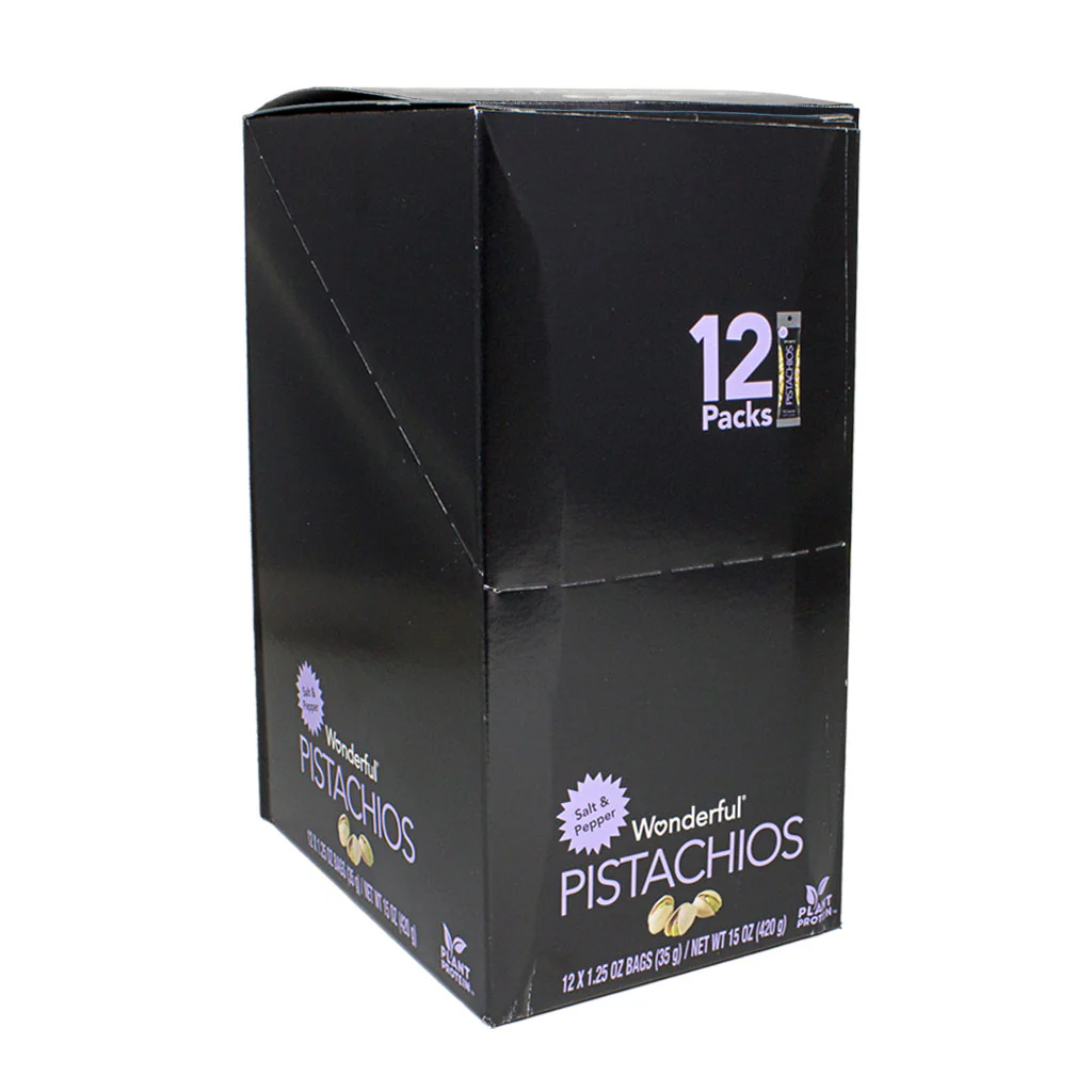 Wonderful Pistachios Salt & Pepper -  1.25 oz. - Image 2