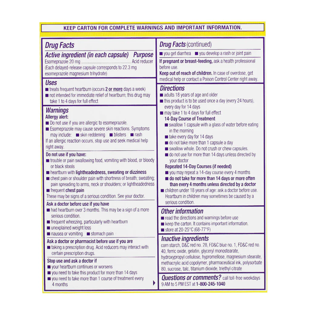 Nexium 24HR Acid Reducer 14ct. - Image 3