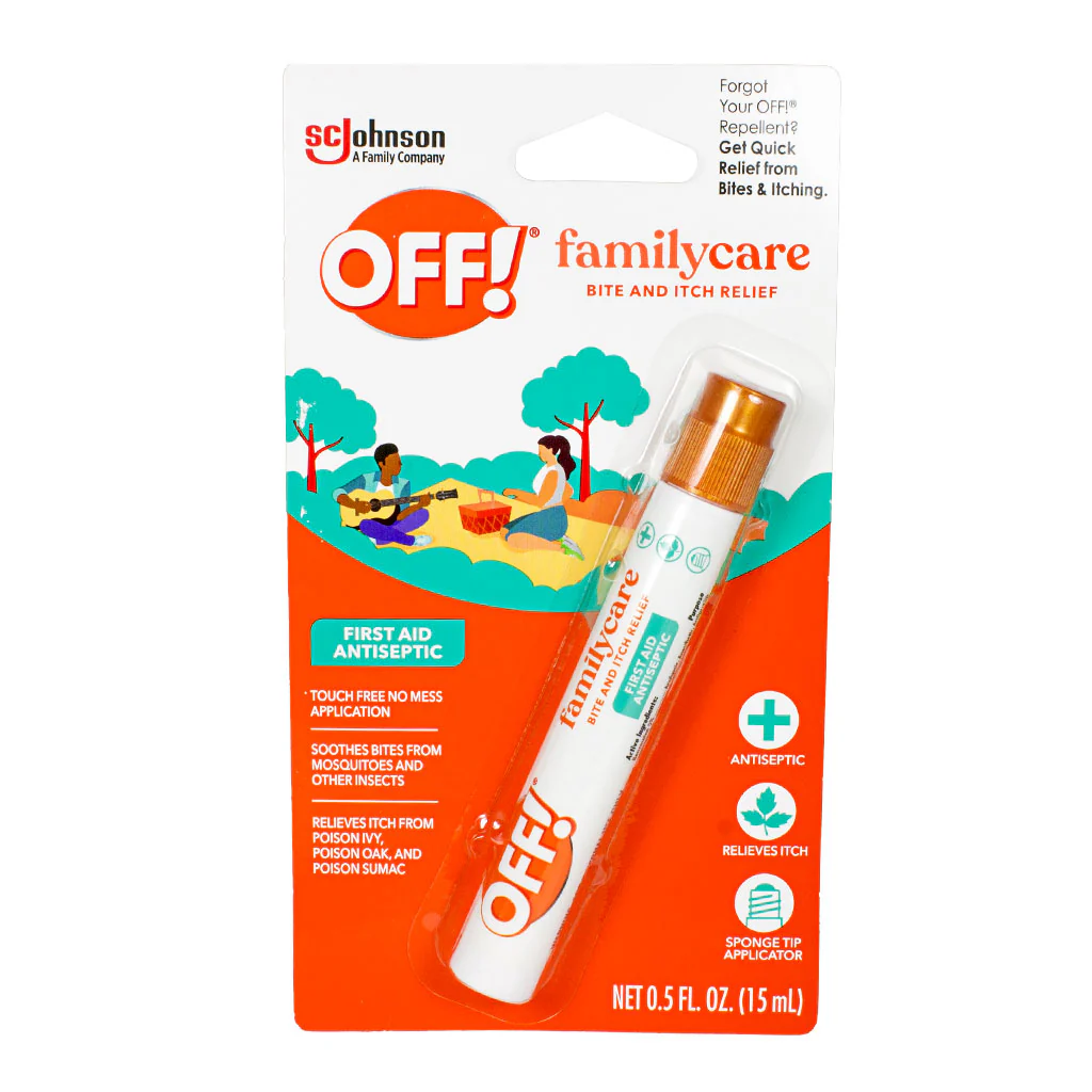OFF Family Care First Aid Antiseptic Itch Relief Stick - 0.5 oz.