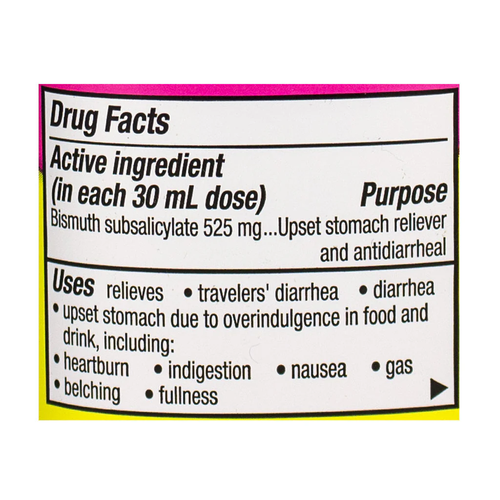 Pepto Bismol Original Flavor Travel Size - 3.4 oz. - Image 2