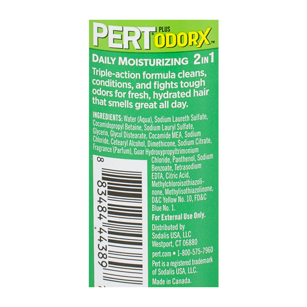 Pert Plus OdorX Triple Action Shampoo & Conditioner & Fights Odors - 1.7 oz. - Image 2