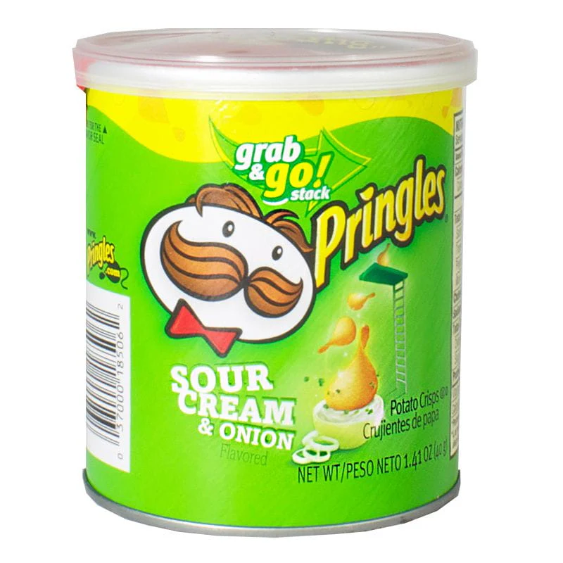 Pringles Sour Cream & Onion Potato Chips - 1.40 oz.