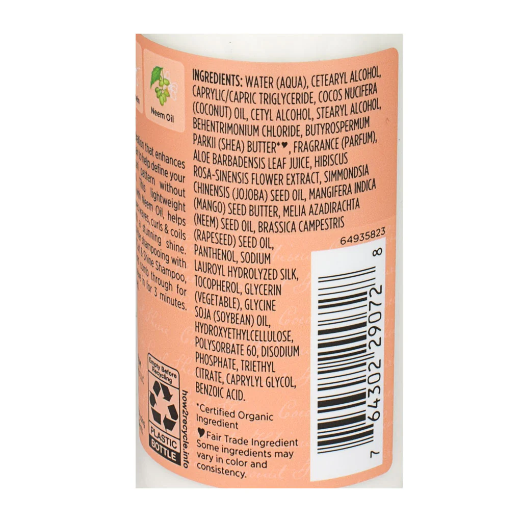 Shea Moisture Coconut Hibiscus Curl + Shine Conditioner - 3.2 oz. - Image 3