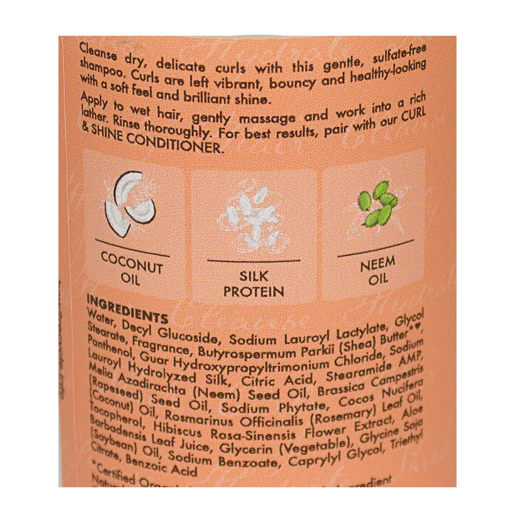 Shea Moisture Coconut Hibiscus Shampoo Curl Plus Shine - 3.2 oz. - Image 3