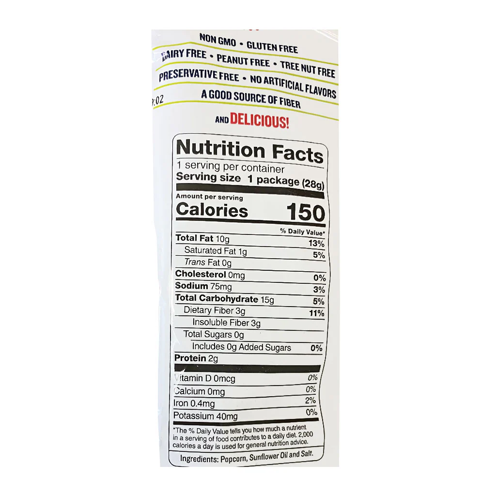 Skinny Pop Popcorn - 1 oz. - Image 2