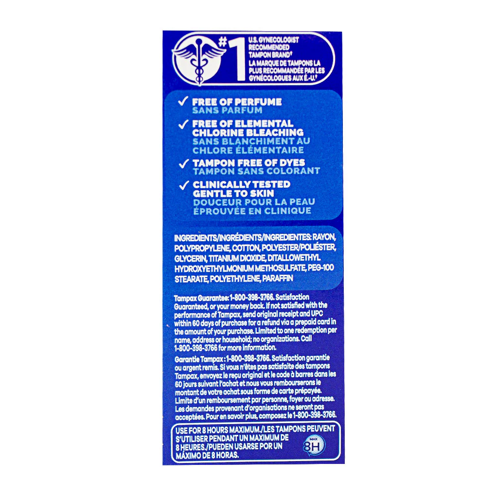 Tampax Super Cardboard Applicator Tampons - Box of 20 - Image 3