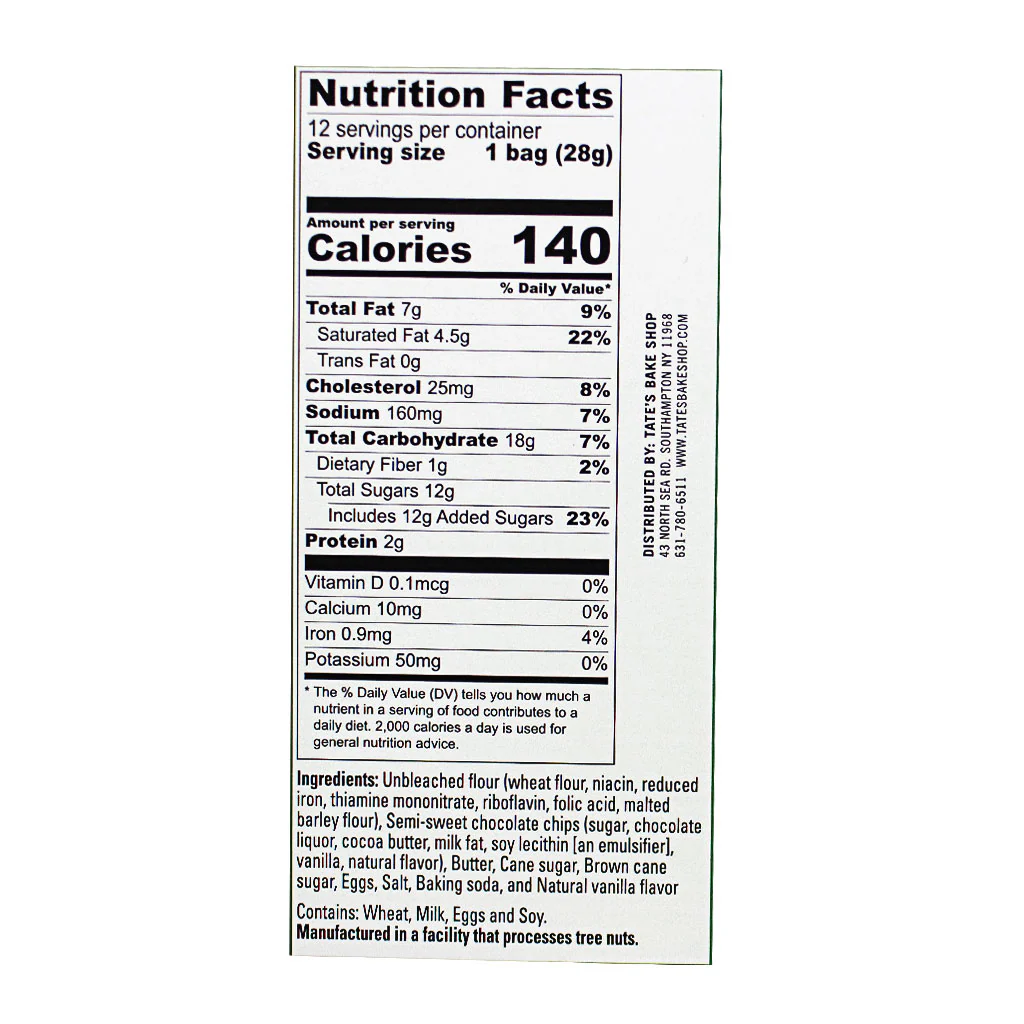 Tate's Bake Shop Itsy Bitsy Chocolate Chip Cookies - 1 oz. - Image 3