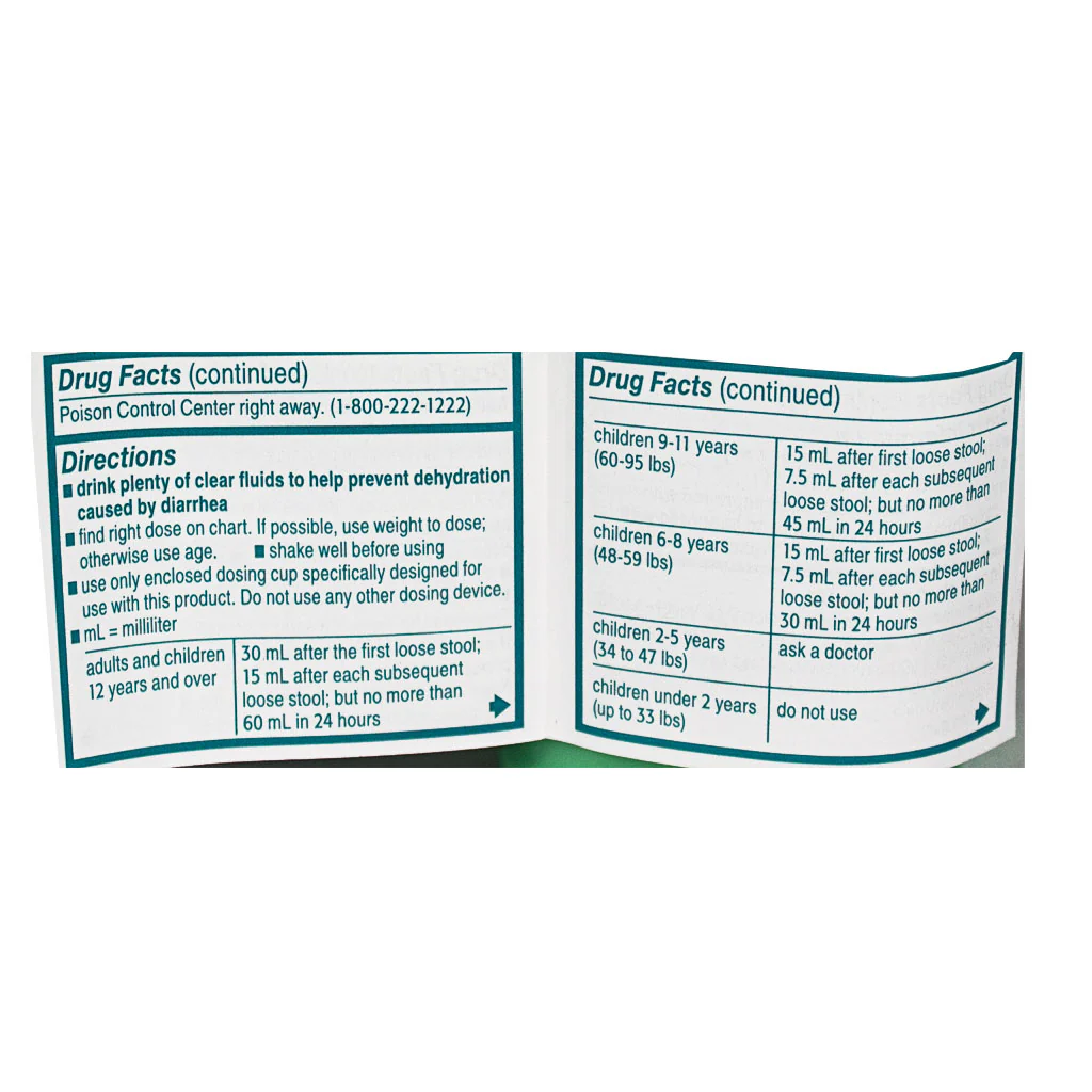 Imodium A-D Anti-Diarrheal - 4 oz. - Image 4