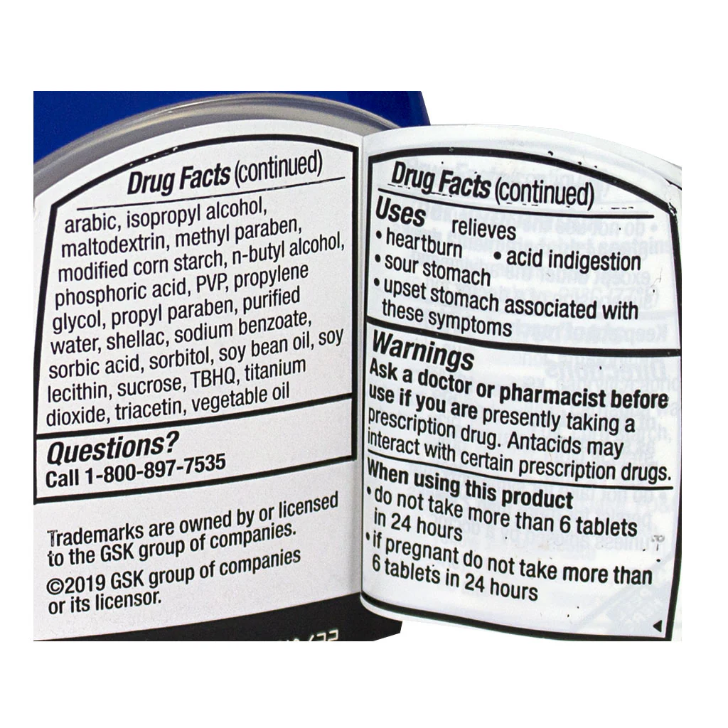 Tums Chewy Bites Mixed Berry – Bottle of 8 - Image 4