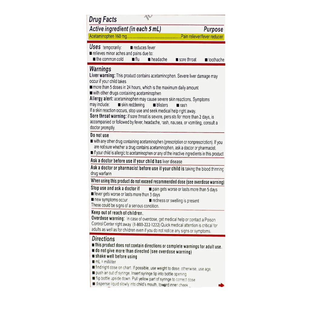 Tylenol Infants' Acetaminophen Oral Suspension - 1 oz. - Image 3