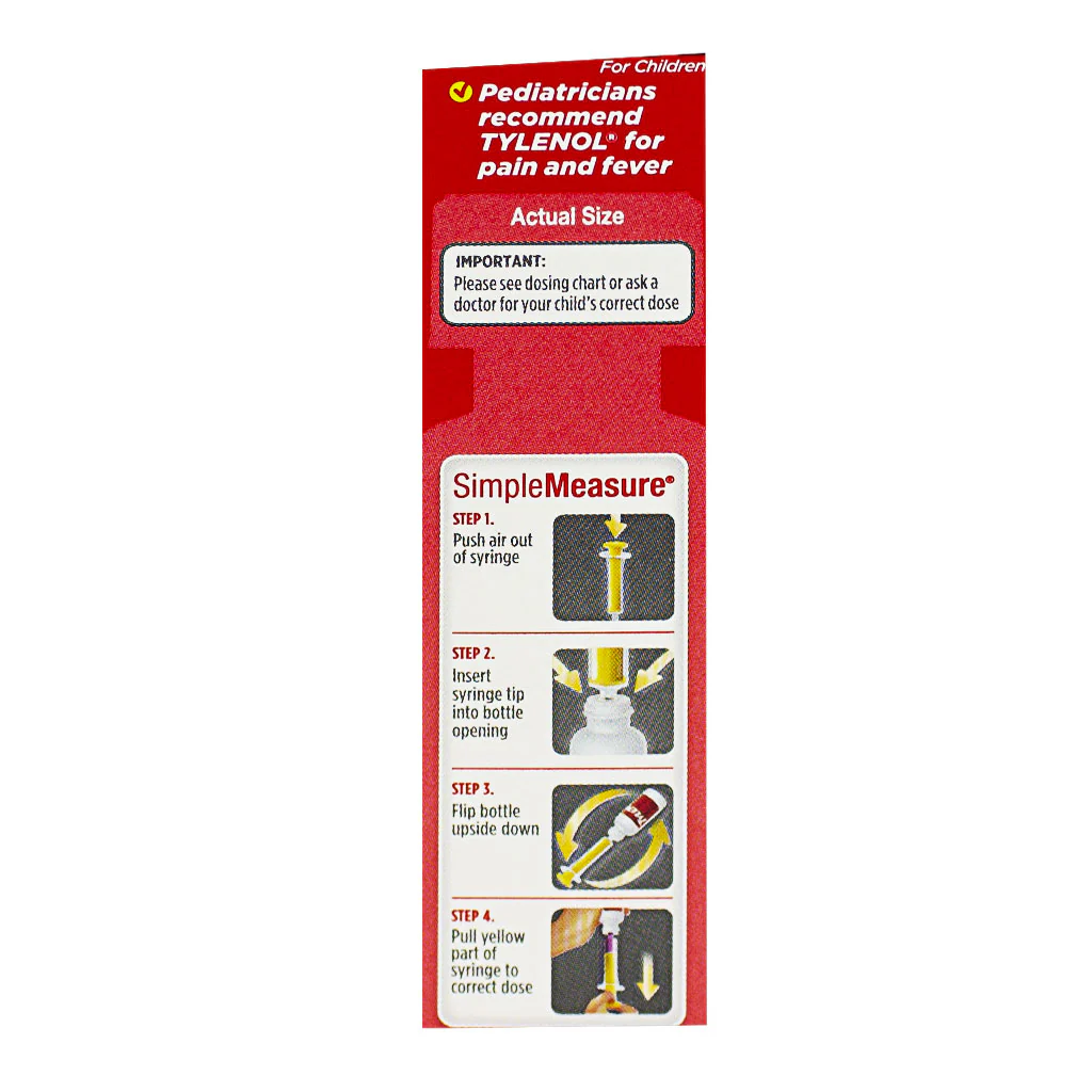 Tylenol Infants' Acetaminophen Oral Suspension - 1 oz. - Image 4