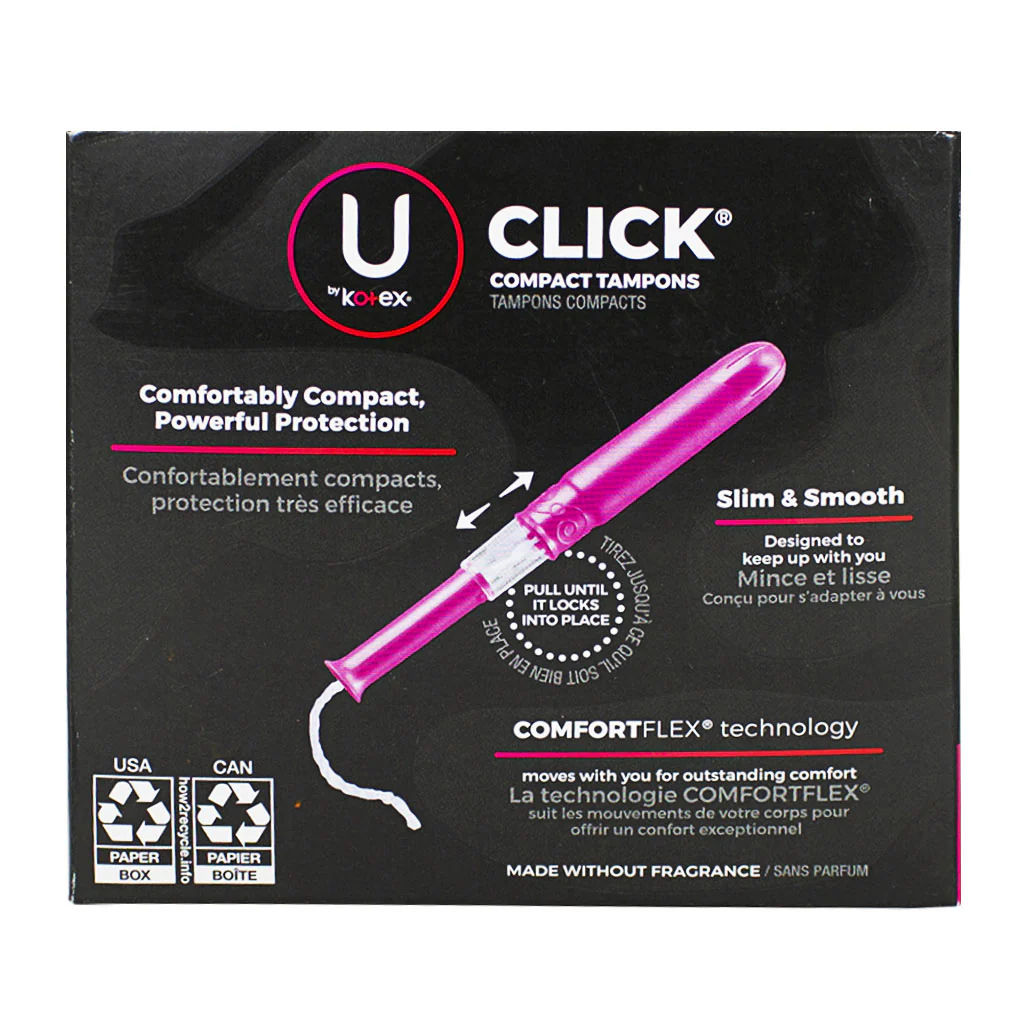 U By Kotex Click Compact Tampons Super - Box of 16 - Image 3
