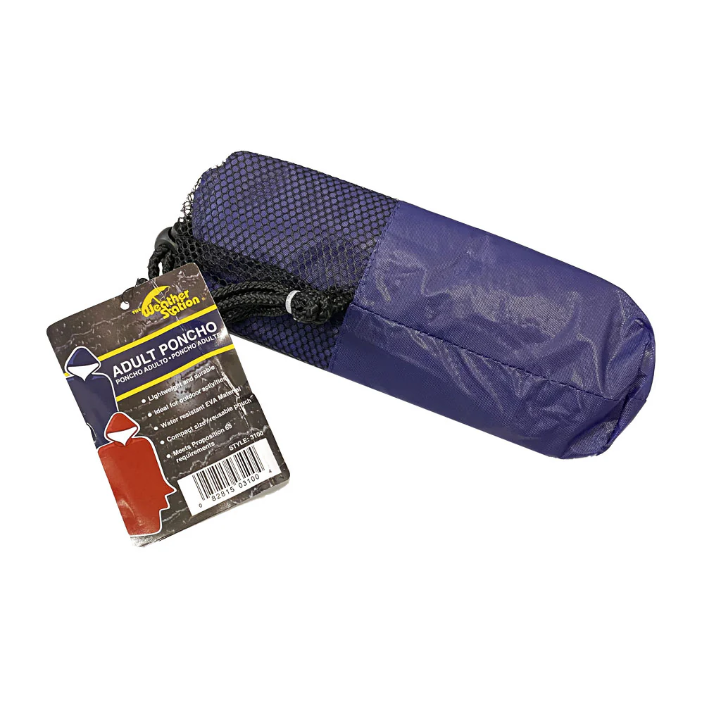 Weather Station Adult Poncho - Assorted Colors - Image 2