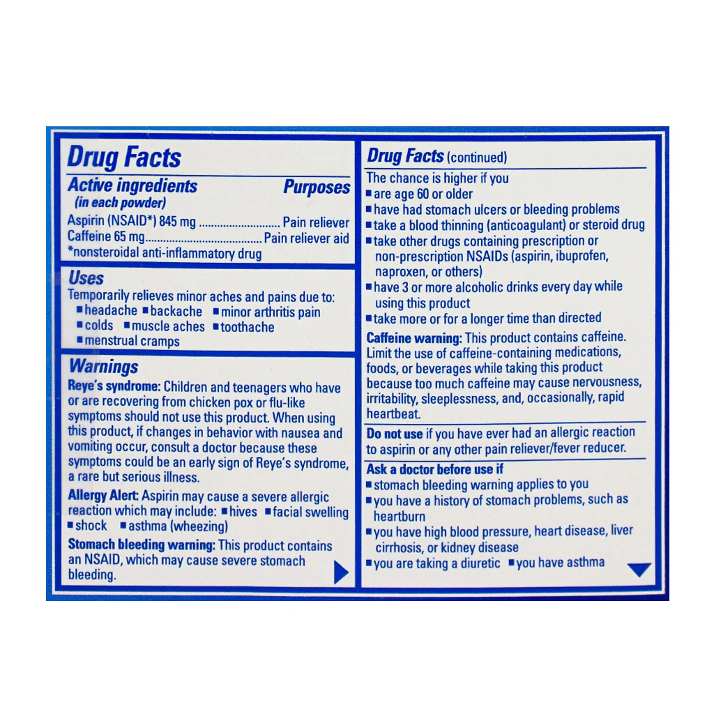 B.C. Aspirin Powder - Pack of 2 - Image 3