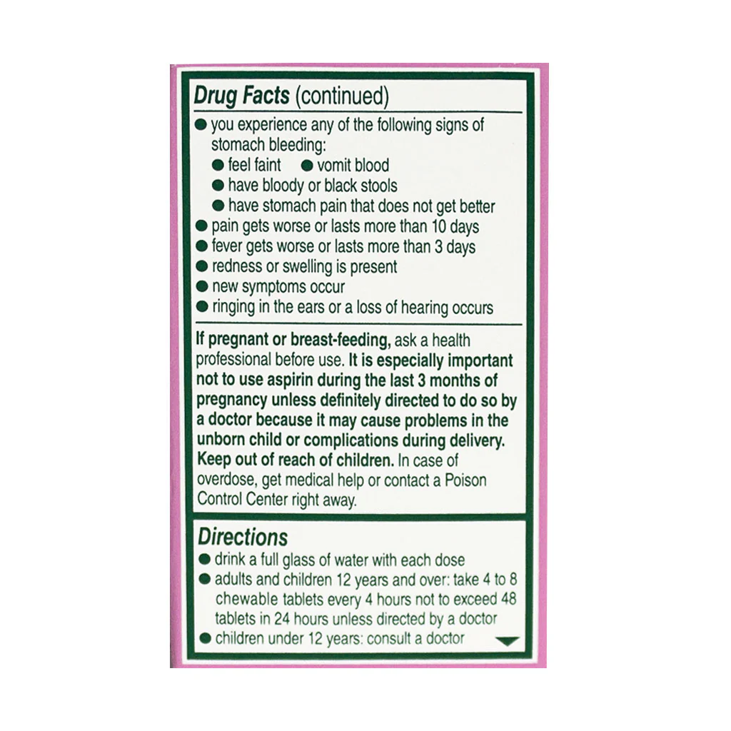 Bayer Low Dose Aspirin - Box of 36 - Image 3